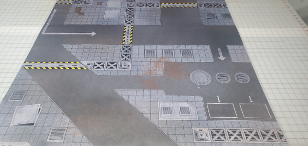 Industrial Factory Mat - Perfect for Star Wars Shatterpoint, Marvel Crisis Protocol, Star Wars Legion, and more!
