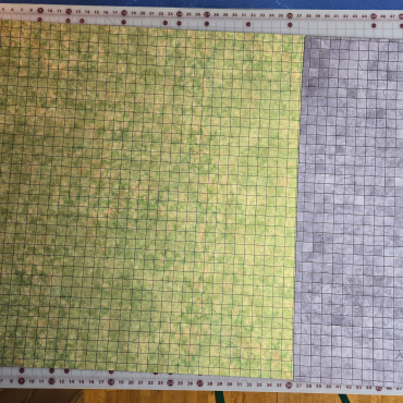 Double-Sided Grassland and Dungeon Tile w/ 1" grid on both sides Perfect for D&D, Daggerheart, and other RPGs!  Dry/Wet Erase Compatible