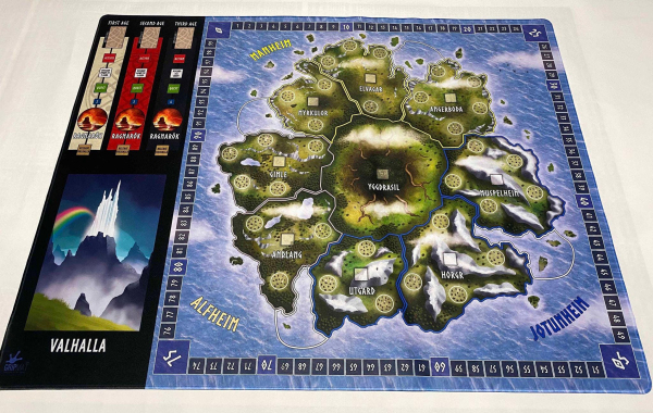 30" x 36" Blood Rage GripMat with stitched edging  Unofficial Upgrade