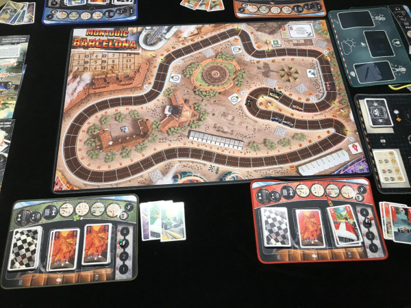 Central Park and Barcelona tracks Double-Sided Heat: Pedal to the Metal 30.75" x 20.5" Play Mat  Unofficial Upgrade