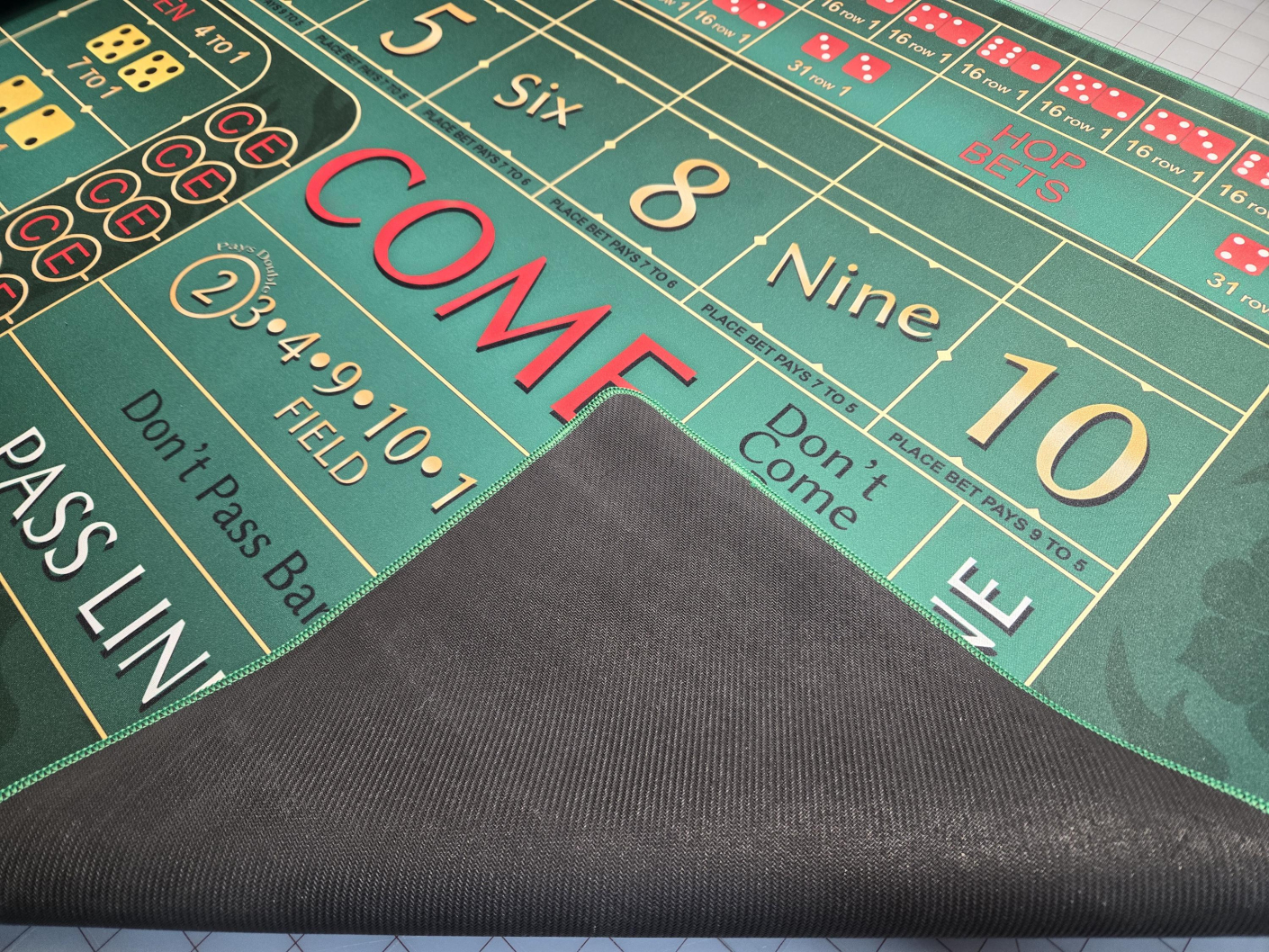 Craps Table Rug 30