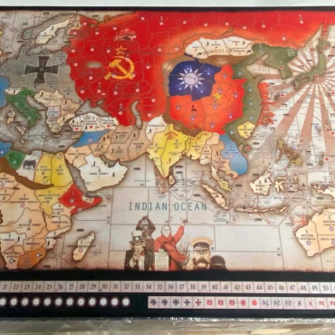 Lt. Dan's BBR 6  Axis & Allies game mat 36" x 72" Fan made mat of one of the world most popular games!