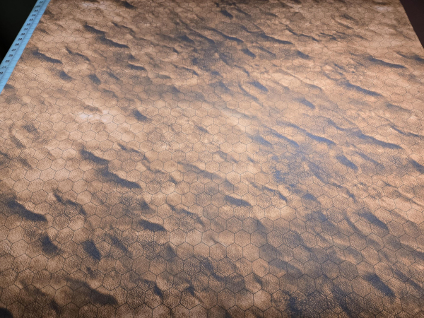 1.25"/33mm Hex Red Desert / Mars GripMat Multiple sizes! Perfect for BattleTech, Miniatures, RPGs and Table top gaming!