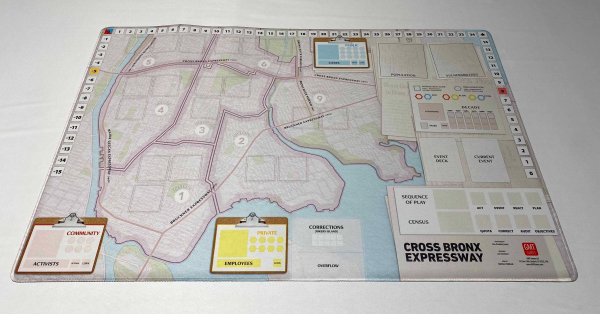 Cross Bronx Expressway 34x22 GripMat / Play mat with stitched edging  Official Upgrade