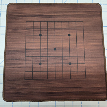 12" x 12" Portable 9x9 GO Board with 1" Grid GripMat