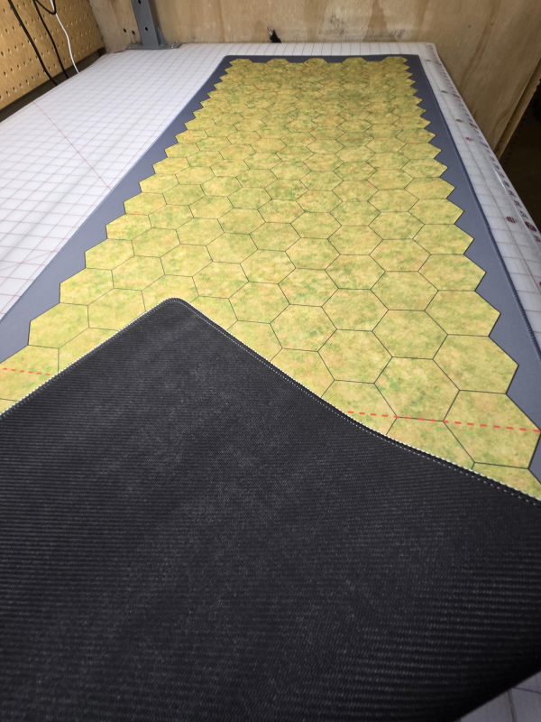 Epic Command & Colors  59" x 20" GripMat / Play mat with stitched edging