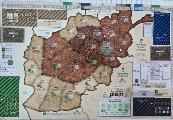 A Distant Plain 34" x 22" GripMat / Play mat with stitched edging  Official Upgrade