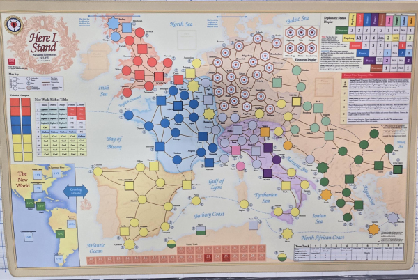 Here I Stand 34" x 22" GripMat / Play mat with stitched edging  Official Upgrade