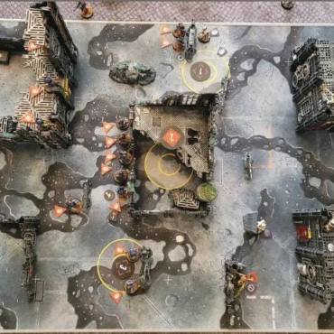 30" x 22" double-sided Kill Team Hivestorm / Volkus Play mat  Unofficial Upgrade