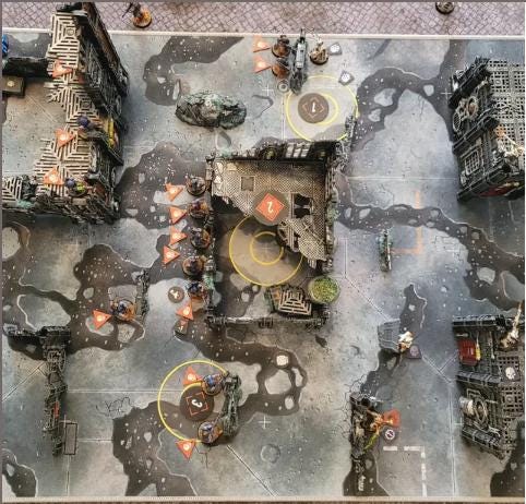 30" x 22" double-sided Kill Team Hivestorm / Volkus Play mat  Unofficial Upgrade