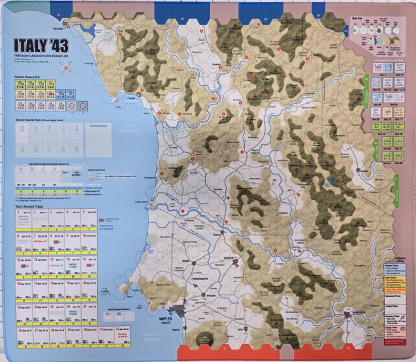 Italy '43 25.5" x 22" GripMat / Play mat with stitched edging  Official Upgrade