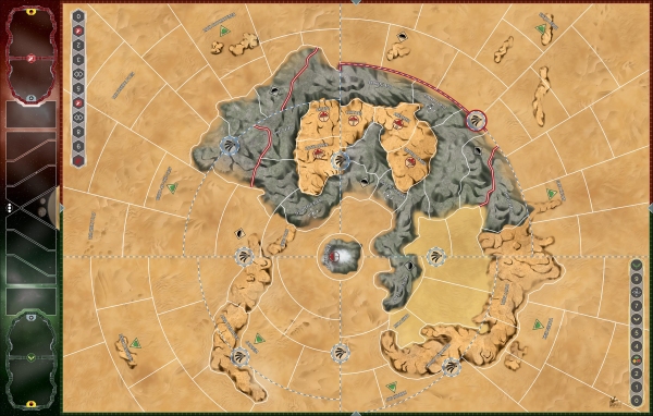 28" x 43" Dune War for Arrakis Game Mat  Unofficial Upgrade