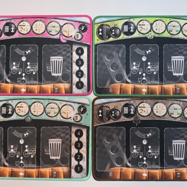 Heat Dashboards 4 piece Bonus Color Player Mat Set - Unofficial Upgrade