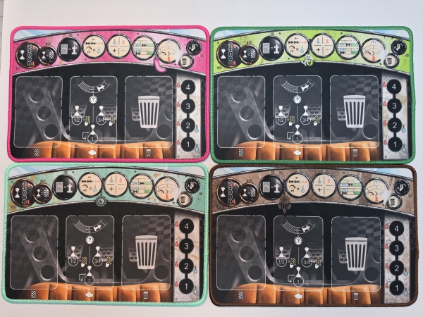 Heat Dashboards 4 piece Bonus Color Player Mat Set - Unofficial Upgrade