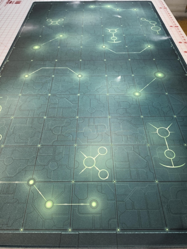 28" x 48" / 70.3 x 121.4CM Kill Team Boarding Action Necron / Tomb World  Play Mat  Unofficial Upgrade
