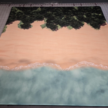 36" x 36" Beach Landing Mat - Perfect for Star Wars Shatterpoint, Marvel Crisis Protocol, Star Wars Legion, and more!